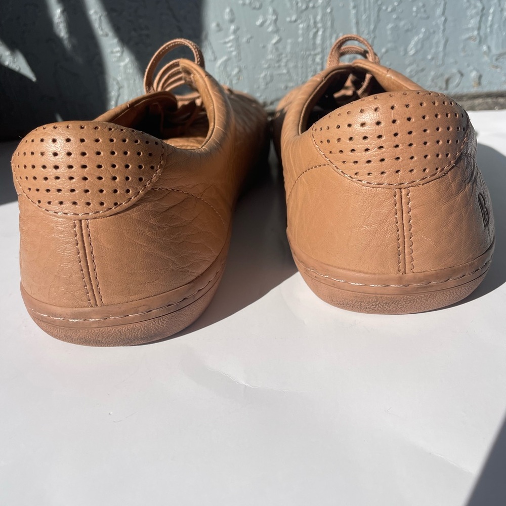 Birchbury Bramford Barefoot Sneaker light brown tan leather size 11.5 - Picture 5 of 10